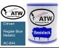 Preview: Citroen, Regate Blue Metallic, AC-644: 1L Lackdose, von ATW Autoteile West.